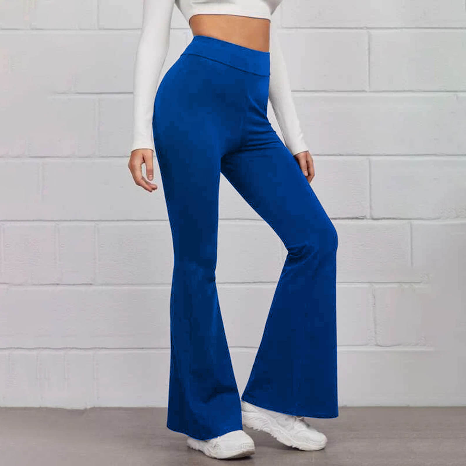 thumbnail image 2 of Pantalones deportivos ajustados elásticos de cintura alta para mujer - Pantalones deportivos informales para yoga y running, 2 of 8